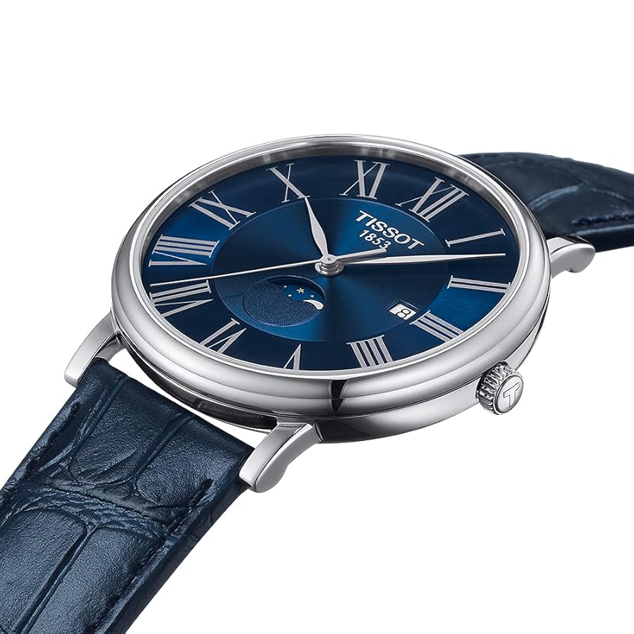 Amazon | Tissot メンズ Carson プレミアム ゲント ムーン
